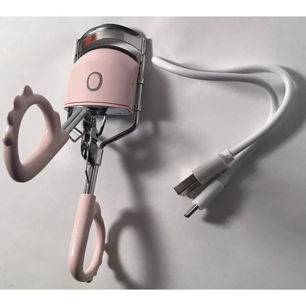 Heated Eyelash Curler USB Quick Charging Pink